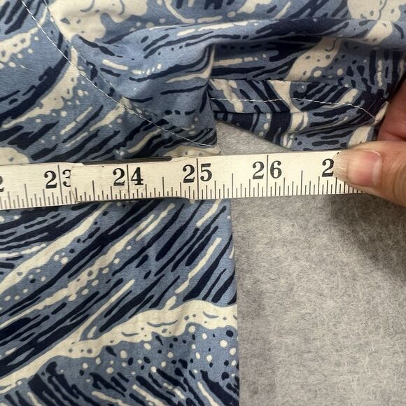 Cooke Street Hawaiian Shirt Mens XL Blue Wave Print Button Up Short Sleeve 2024 - Picture 7 of 16